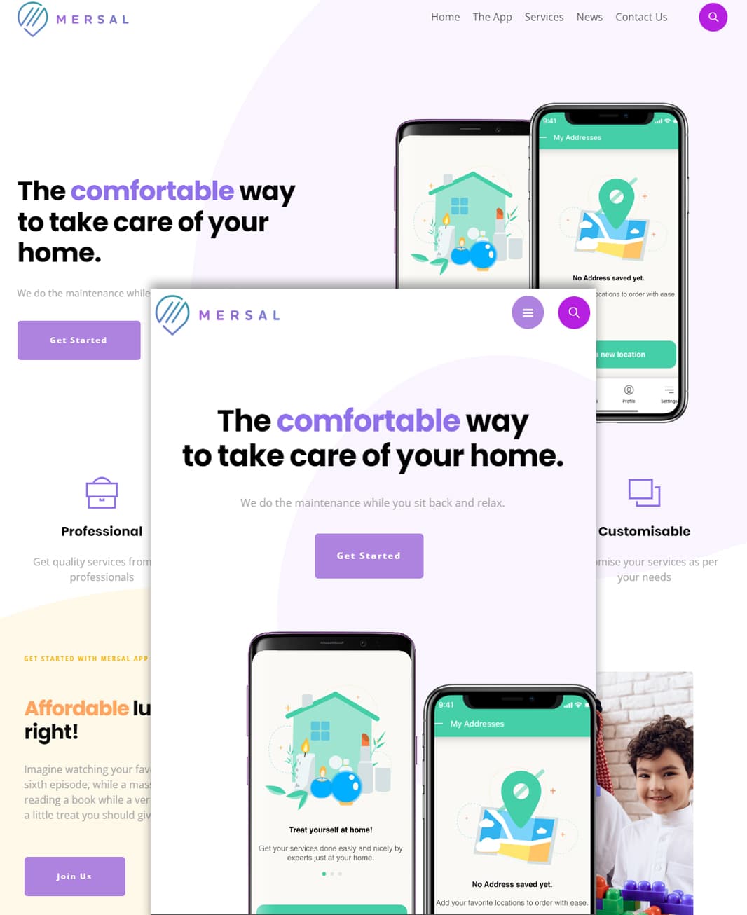 Mersal App, Project gallery 1