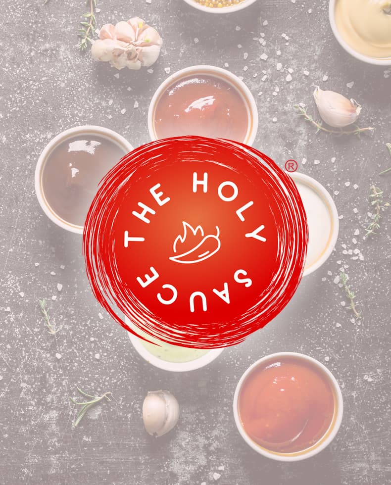 The Holy Sauce, Branding, Packaging, Website by 67 Digital
