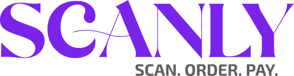 Scanly شعار, قوائم QR وطلبات المطاعم